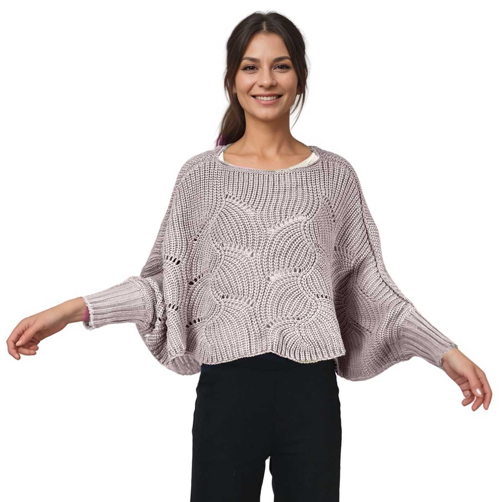 Women's Knit Sweater - Light Purple